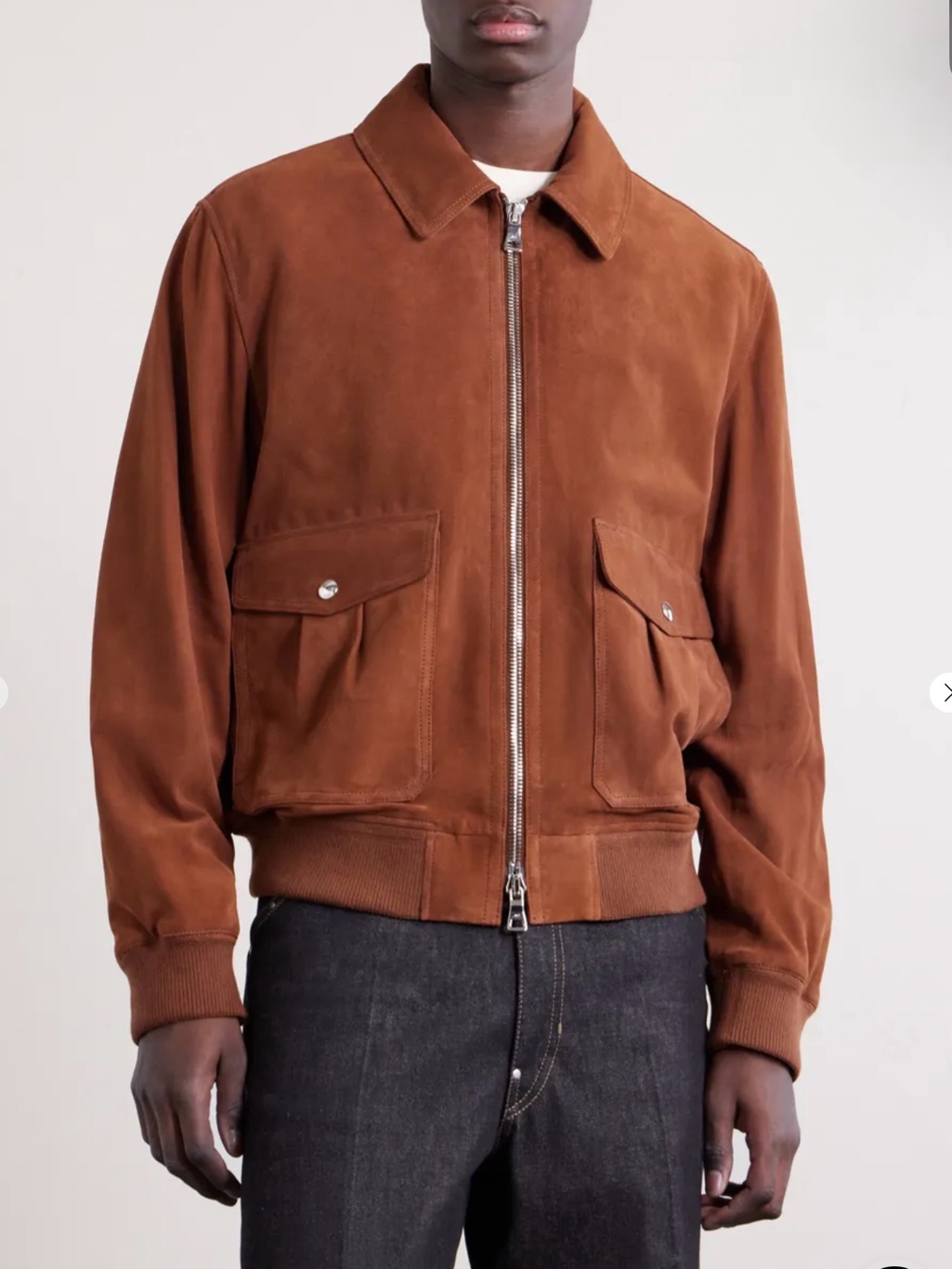 Mr. P Suede Blouson Jacket — image 3 of 4